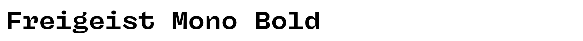 Freigeist Mono Bold image